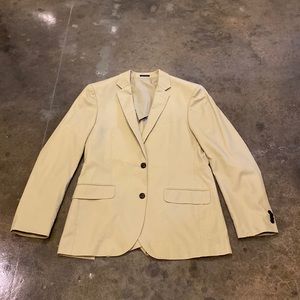 Bonobos khaki colored suit